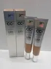 IT COSMETICS YOUR SKIN BUT BETTER CC+ CORRECTING CREAM MEDIUM 2.53 OZ (LOT OF 2)