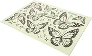 TOYANDONA Glow Dark Butterfly Wall Stickers Butterfly Wall Art Stickers Adorable Room Decor Self-Adhesive Sticker Set for Living Room