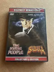 The Snake People / Sabaka DVD Boris Karloff Double Feature New Sealed