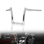 14'' Rise Handlebar Chrome Steel Ape Hanger Fit For Harley Dyna Softail