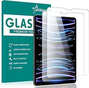 avakot 2 Pack iPad Pro 12.9 Screen Protector | Tempered Glass Film Compatible with iPad Pro 12.9 Inch 5th/4th/3rd Generation | Anti- Scratch Sensitive Hardness Screen Protector for iPad Pro 12.9