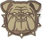 [Mil-Spec Monkey] Milspec Monkey Bulldog Patch 3 Inch x 3.2 Inch Desert Color