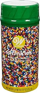 Wilton Rainbow Nonpareils Food Decorative, 7.5-Ounce
