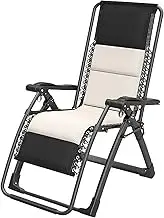 Zero Gravity Lounge Chair, Zero Gravity Chair Lounge Chair Garden Lounger Folding Chair Garden Chairs Zero Gravity Recliner Reclining gor Outdoor Office Lounge Chair (Color : #2) Comfortable