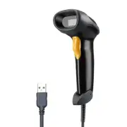 EYH2 Handheld USB 2D Barcode Scanner, Wired Automatic QR Code Scanner PDF417 ...