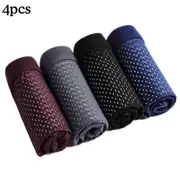 4x Bamboo Boxer Short Men Microfiber Boxer Briefs Underwear Compression Stretch XL