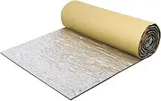 X AUTOHAUX 394mil 10mm 2.16sqft Car Sound Deadening Mat Aluminum Heat Shield Material Universal for Hood Fender and Boat Engine Cover 19.69"x15.75"