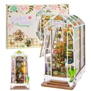 Book Nook Kits for Adults, Miniature House Dollhouse Kit for Teens, DIY Craft...