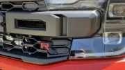 Ford NextGen Ranger Raptor front grill R badge (carbon fiber infill material) (for: Ford)