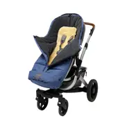 Naturally Sheepskins Bundle - Combi Fleece Footmuff with removable Lambskin Liner (Universal Fit)