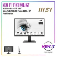 在飛比找蝦皮購物優惠-Msi Pro MP243W 24" (23.8" 可視) 