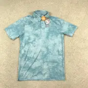 Puma Cloudspun Dye Striped Polo Shirt Mens Small New 538755 04