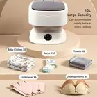 Foldable Washing Machine 10L Capacity Portable Mini Washer For Baby Clothes Va