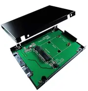 ZTC Sky 2.5-inch Enclosure mSATA SSD to SATA III Board Adapter - 520MB/s 6GB/s