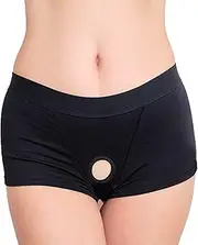 [Hilariouslove] Strap On Harness Pants Strapless Strapon Harnesses Underwear for Men Women Unisex Briefs Unisex