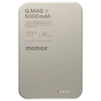 在飛比找友和YOHO優惠-Momax Q.Mag X 5000mAh 超薄磁吸流動電源