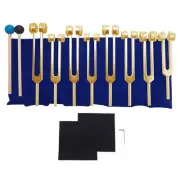 Tuning Fork, 7 Chakras+1 Soul Purpose Weighted Tuning Forks,Aluminum Alloy6549