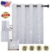 Stylish Vine Pattern Blackout Curtains 52W x 72L - Set of 2 for a Cozy Baby Room