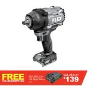 FLEX 24V Brushless 1/2" High Torque Impact Wrench Skin FXA1472-Z