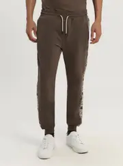 GUESS Brown Arlo Long Pant Size: Large, Spandex