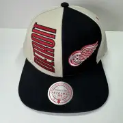 Detroit Red Wings Mitchell & Ness SnapBack Adjustable Hat