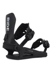 2025 NIB MENS RIDE C-8 SNOWBOARD BINDINGS L Black $350 Reversible Strap PODS