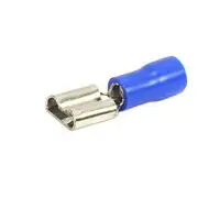 Aerpro 7.4Mm Female Spade Terminal Blue - 100 Pieces, APSF63B