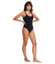 Seafolly Belize Scoopback One-Piece Black AUS 14 (US Women's 10)