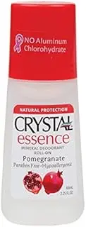 Crystal Essence Mineral Deodorant Roll-on, Pomegranate, 66ml