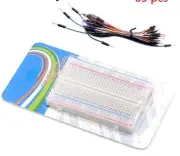 Solderless PCB Breadboard Mini Test Protoboard DIY 400 Tie Point and Jumper Wire