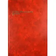 Collins 3880 Series Account Book Day Book Paged 84 Leaf A4 Red