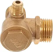 PLAFOPE Copper Check Valve for Air Compressor Non-Return Valve for Air Pressure Prevents Backflow Air Compressor Accessories Air Tool Garage Accessories