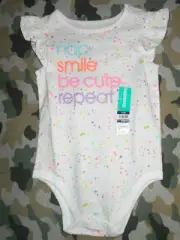Garanimals Girls 24 M Snap Bottom (Nap...Smile...Be Cute...Repeat)