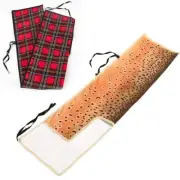 Cotton Fishing Rod Bag Cover Protective 4 section Fly For MAXIMUMCATCH Carrier