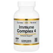 California Gold Nutrition, Immune Complex 4, 60 Veggie Capsules