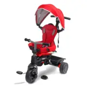 Veebee Explorer 3-Stage Kids Toddlers Trike Canopy Tricycle Pram Stroller Red