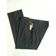 TALLIA MENS NEW CHARCOAL 65%POLYESTER 35%RAYON DRESS PANTS SIZE:38/30