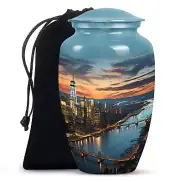 Dusk Descends Metropolitan Expanse Burial Urns Human Ashes Eternity Urn Timeless