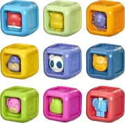 Playskool Critter Building Blocks - Toddler and Baby Toy Blocks - Ages 6 Months
