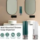 450ML Soap Dispenser Wall Mounted Liquid Bathroom Hand Soap Shower Gel Shampoo ☭