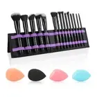 Makeup Brushes with a Foldable Case, Makeup Kit 15PCS, Make up Brushes Set Bl...