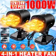 200W 12V/24V Car Truck Portable Heater/Cooling Fan Defroster Demister Tool