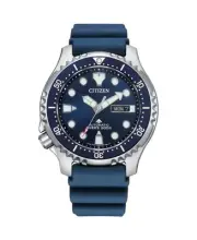 CITIZEN Men Analog Automatic Casual Watch Classic Dress Blue Dial Waterproof Rou