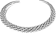 [Treasure Bay] TreasureBay Men's Solid Sterling Silver Bangle Bracelet