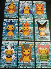 Pokemon 2024 Card Database Christmas Poncho Pikachu Green Set 9 Cards Peru