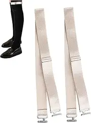[Generic] Straight Garter Belts Clips - Non-Slip Adjustable Garter Belt | Elastic Women's Thigh Garter Clip | Elastic Women's Thigh Garter Belt | Fixing Buckle Prevents Long Garter Socks from Falling