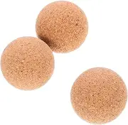 UPKOCH 3pcs Foosball Balls Replacement Regulation Cork Balls for Indoor Foosball Table for Home and School Entertainment