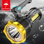 Portable Led Handheld Flashlight Usb Searchlight Spotlight Super Bright Torch