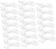 Gatuida Window Blind Replacement Parts 20pcs Valance Clips Fit Blinds Shades Simple to Use