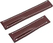 [KAVJU] 22/24mm Fit for Breitling Strap Italy Genuine Leather watch band Premier B01 Colt Chronograph Avenger AVIATOR 8 316L buckle